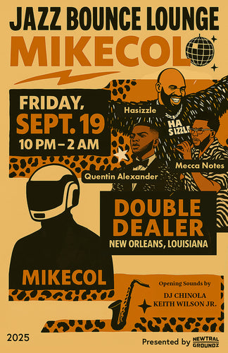 Jazz Bounce Lounge 1st Edition Collectors Poster – Hand-Signed by All Four Performers 11x17