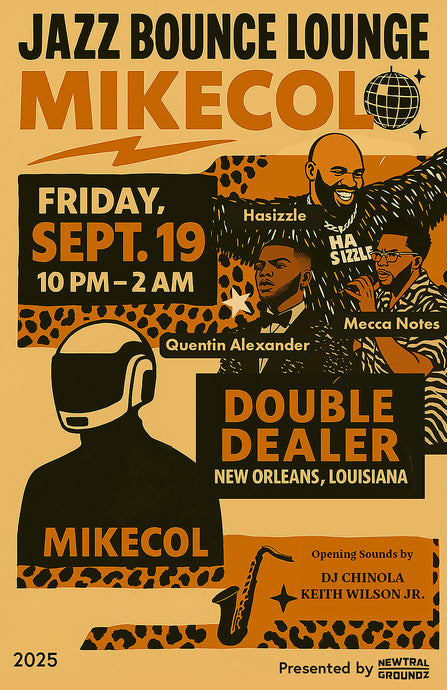 Jazz Bounce Lounge 1st Edition Collectors Poster – Hand-Signed by All Four Performers 11x17